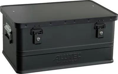 Image de ALUTEC Aluminiumbox Classic 48 Schwarz, 48 ltr, (LxBxH) 550 X 350 X 250 mm