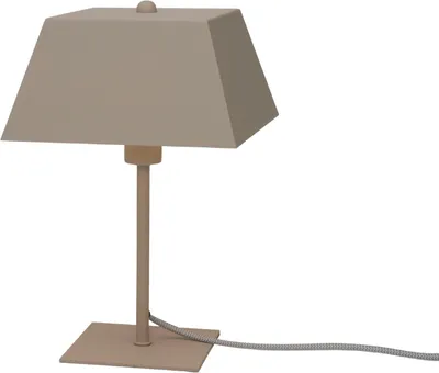 Produktbild von it's about RoMi - Tischleuchte Perth - Grau - 20x20x31cm Tischlampe - Nachttischlampe, Wohnzimmer, Schlafzimmer