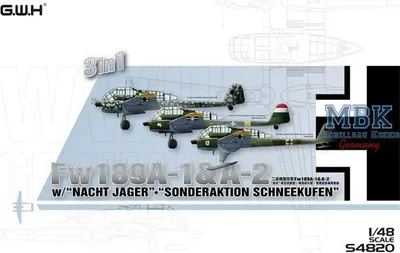 Productafbeelding van GREAT WALL HOBBY GWH-S4820 Fw189A-1 & A-2 Nachtjäger / Sonderaktion Schneekufen