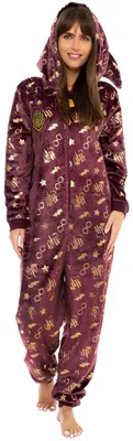 Produktbild von Harry Potter Damen Onesie Rot XX-Large