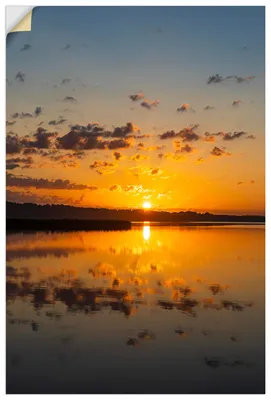 Produktbild von ARTland Wandbild, selbstklebend Sonnenaufgang in Seedorf am Schaalsee Größe: 20x30 cm