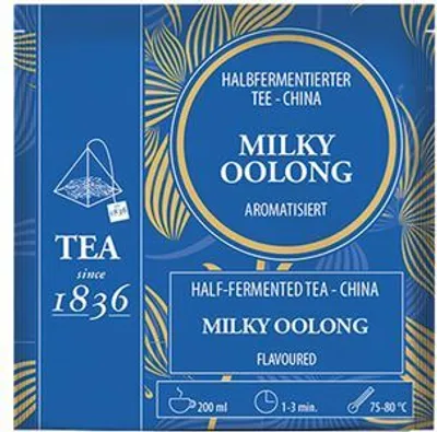 Produktbild von Halbfermentierter Tee China Milky Oolong aromatisiert 50 Pyramidenbeutel im Sachet à 3 g