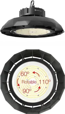 Obrázok produktu pre Priemyselné LED svietidlo UFO LENS SWITCH 60W/80W/100W 100-260V