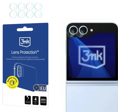 Obrázok produktu pre 3MK Ochranné fólie na objektív fotoaparátu pre Samsung Galaxy Z Flip6, 4 kusy