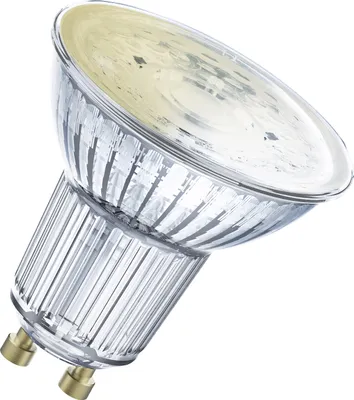 A close-up studio shot of an LED light bulb.