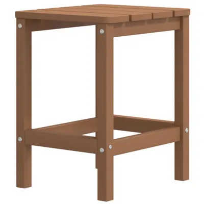 Immagine prodotto di vidaXL Tavolo da giardino Adirondack marrone 38x38x46 cm HDPE