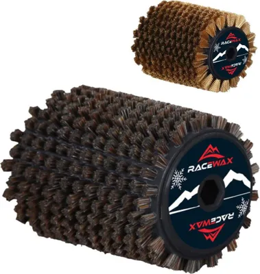 Produktbild von RaceWax Roto Bürste Roßhaar Kupfer Set Rotorbürste 100mm Rotobürste Belagbürste
