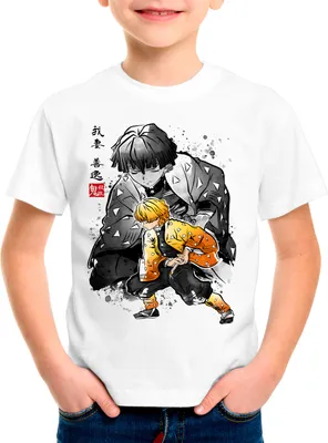 Produktbild von style3 Zenitsu Sumi-E Kinder T-Shirt anime japan manga