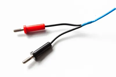 Produktbild von PeakTech P TF-56 Typ-K Temperatursonde – Bananenstecker, -40 °C bis +204 °C, Messfühler für Multimeter & Messtechnik