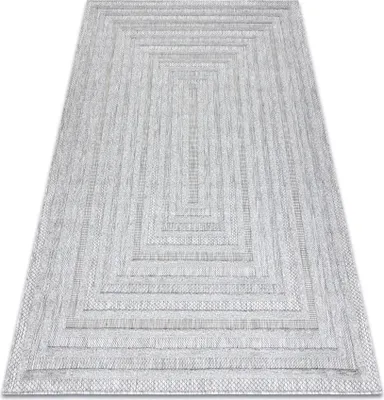 Produktbild von Teppich SANTO SISAL 0999 geometrisch grau Grau 200x290 cm