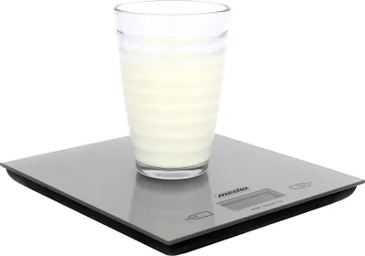 Zdjęcie produktu dla Mesko Home MS 3145, Elektroniczna waga kuchenna, 5 kg, 1 g, Szary, Szkło, Blat