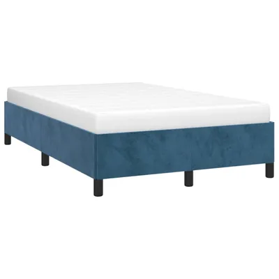 Obrázek produktu pro Maison Exclusive – postel bez matrace, tmavě modrá, 120 × 190 cm, samet