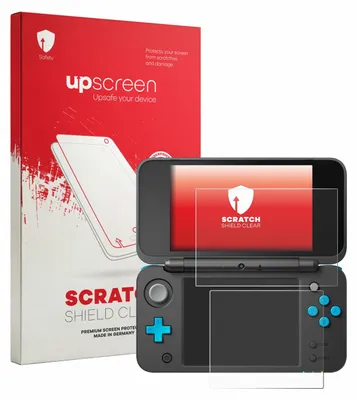 Produktbild von upscreen Schutzfolie für Nintendo 2DS XL Displayschutz Displayschutzfolie Folie Klar Transparent