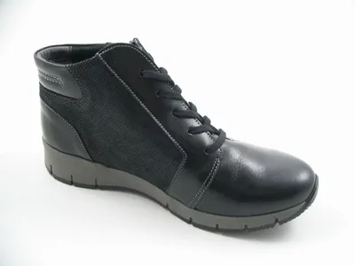 Produktbild von Comfortabel Damen  Schnürstiefel & Boots ungefüttert schwarz Gr. 38