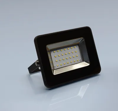 Produktbild von LED Fluter FLACH schwarz 20 Watt