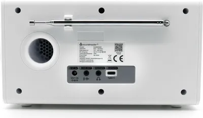 Zdjęcie produktu dla Soundmaster DAB900WE, Przenośny, Analogowe i cyfrowe, DAB+, FM, 5 W, LCD, 10,9 cm (4.3")