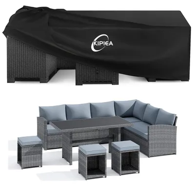 Produktbild von Gartenmöbel Abdeckung Winterfest 420D Oxford Wasserdicht UV-Schutz 320x211x71cm