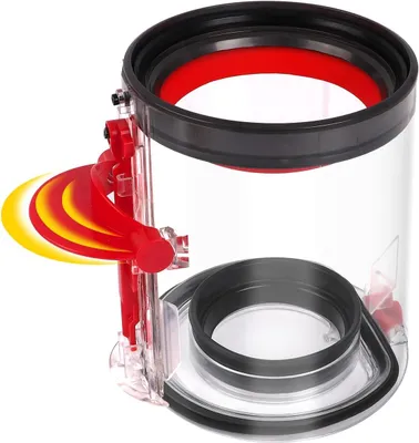 Produktbild von Klein Staubbehälter 969509-02 für Dyson V10 Motorhead für Fluffy V10 Staubsauger Ersatzteil 14,5 cm Behälter