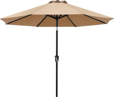 Obrázok produktu pre ABCCANOPY Slnečník 230 cm vodotesný UPF 50+ stabilný plážový slnečník Kaki