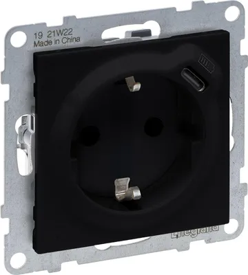 Produktbild von Legrand SCHUKO-STECKDOSE + USB-C MIT S (765326 SEANO)