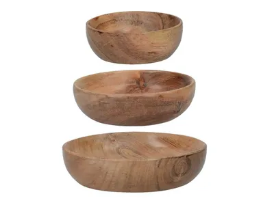Image de Artesà Bols de service en bois d'acacia - Set 3pcs.