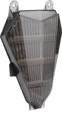 Zdjęcie produktu dla Tylne światło LED do motocykla z kierunkowskazem, w wersji przydymionej, do modelu Yamaha YZF R6 z lat 2006–2016