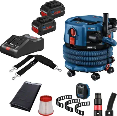 Produktbild von Bosch Akku-Staubsauger GAS 18V-12 MC / 2x 8,0 Ah ProCORE + Ladegerät