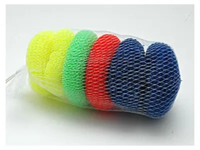 Produktbild von 6er Set Topfreiniger im Netz, Kunststoff, 36g
