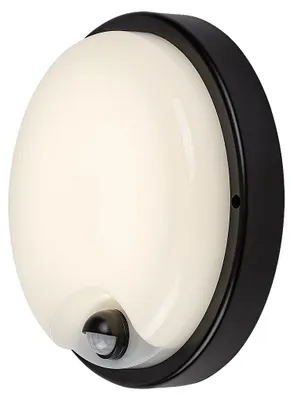 Obrázek produktu pro Rabalux Černé fasádní LED svítidlo s pohybovým čidlem Lonato 18W IP65 77213