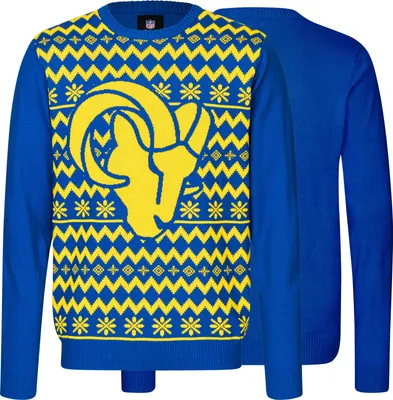 Produktbild von NFL Los Angeles Rams Ugly Sweater Big Logo 2-Color Christmas Pullover Weihnachten XL
