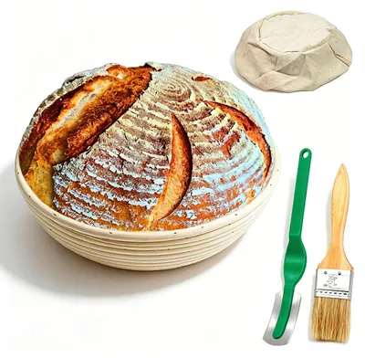 Image de Omgoods - Moule rond pour la cuisson du pain et de la pâte, 25 cm