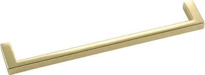 Produktbild von Schubladengriff Macha Möbelgriff B 168 mm, Griff ZN vermessingt poliert