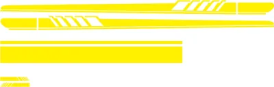 Produktbild von DI Auto-Aufkleber Auto Body Decals Vinyl Seite lange Streifen wasserdicht Selbstklebend Aufkleber gelb