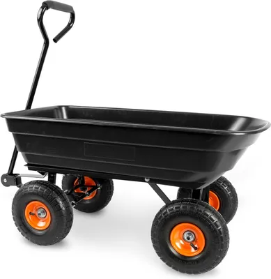 Obrázek produktu pro Humberg 4872 Zahradní vozík sklápěcí 75 l, černý