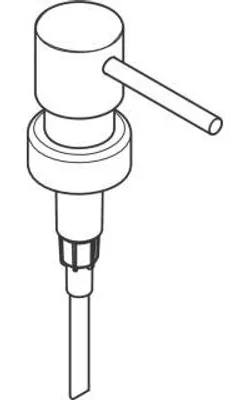 Produktbild von HANSGROHE 94168140 Lotionsspenderpumpe AddStoris BBR