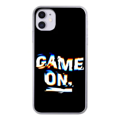 Produktbild von MuchoWow® Handyhülle Schutzhülle Hülle für iPhone 11 Spiele - Spiel - Zitat Silikon Softcase Handy Hülle - Handytasche