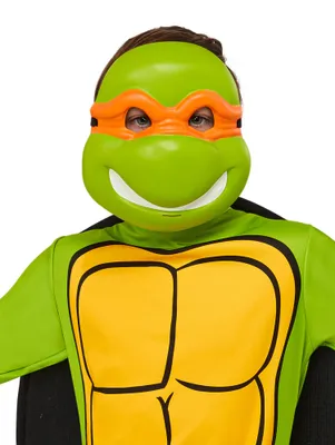 Obrázok produktu pre Rubies 2000680 - Michelangelo 1/2 detská maska, doplnok ku kostýmu TMNT, polomaska