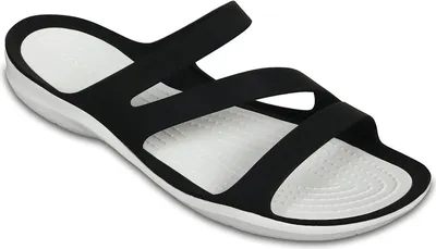 Produktbild von Crocs Swiftwater, Weiblich, Erwachsener, Rutschen, Schwarz, Weiß, Einfarbig, 42 - 43