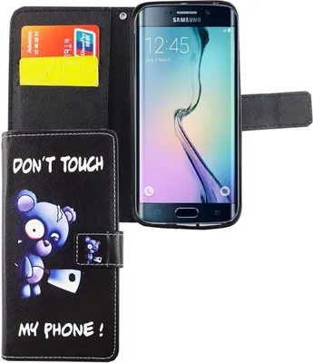 Produktbild von Handyhülle Tasche für Handy Samsung Galaxy S6 Edge Bär mit Beil
