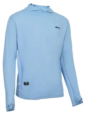 Produktbild von BKK Long Sleeve Performance Shirt Brand values GT Blue - Angelshirt, Größe:S