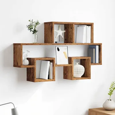 Produktbild von Maison Exclusive - Wandregal Wandhalterung Altholz 82 x 15 x 51 cm Holzwerkstoff
