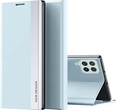 Obrázek produktu pro Galaxy A22 4G Case, LaimTop LeatherPolyuretanMagnetic Flip Stand Case pro Samsung Galaxy A22 4G Blue