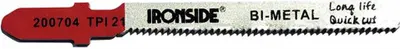 Produktbild von IRONSIDE HSS-Stichsägeblätter für Metall T218A, 5 Stück