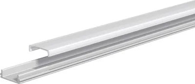Produktbild von EVN APFLAT1AM200, Profil, Decke/Wand, Aluminium, Aluminium, Polycarbonat (PC), 17 mm, 2000 mm
