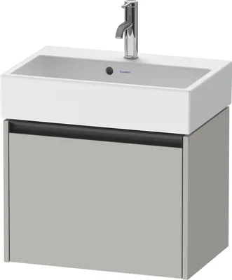 Produktbild von Duravit Ketho.2 Wastafelonderkast 58,4x39x44 cm Mat Betongrijs