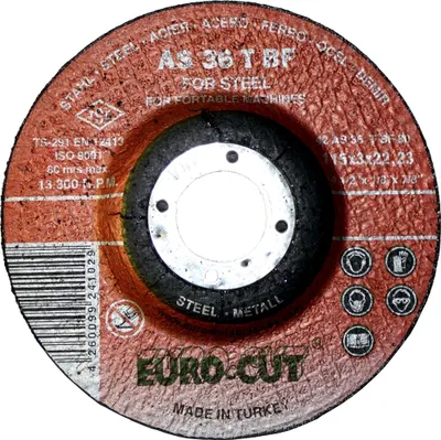 Produktbild von Metall-Trennscheibe 'Euro Cut' 180 x 22,2 x 2,5 mm, gerade
