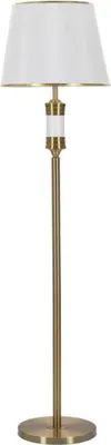 Zdjęcie produktu dla FURNLUX Lampa podłogowa Whity Gold 41cm / Kolor główny: złoty / Wymiary: 41 x 160 x 41 cm
