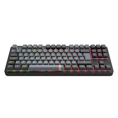 Obrázok produktu pre Dark Project DP ALU87A Midnight ISO, Kábel, USB, Mechanický spínač kláves, QWERTY, RGB LED, Tmavo šedá