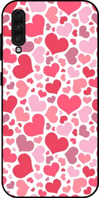 Produktbild von Smartphonica Telefon Fall geeignet für Samsung Galaxy A30s/A50/A50s mit Herzen drucken - Herzen Design TPU Backcover Fall - Kinder Fall mit Herzen Design