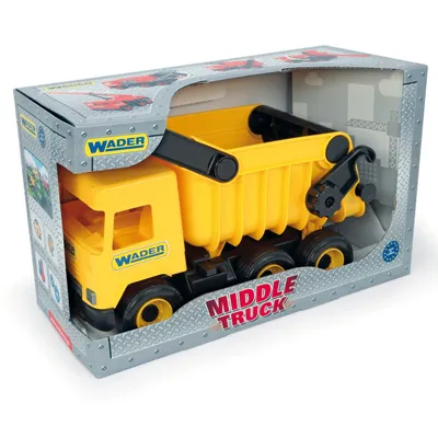 Obrázok produktu pre Stredný nákladný automobil Wader Yellow Tipper pre deti